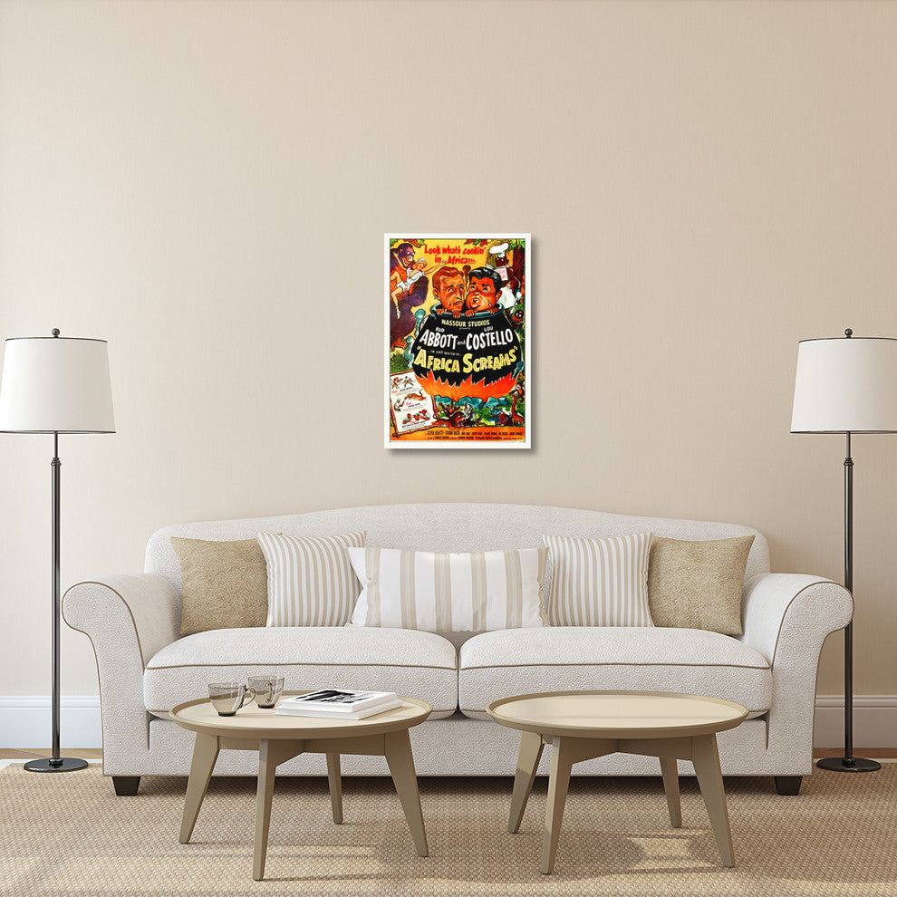 Abbott and Costello, Africa Screams Horizontal, 24x36