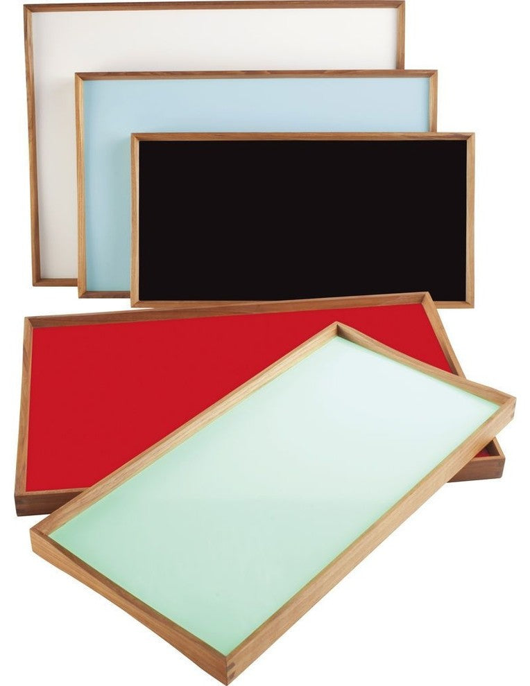 Architectmade Turning Tray, Black Desert/Kimono Red, Medium