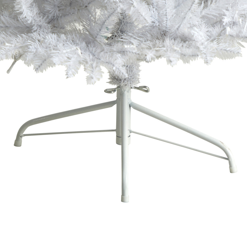 T3360 6 Slim White Artificial Christmas Tree With 250 Warm White LED Lights