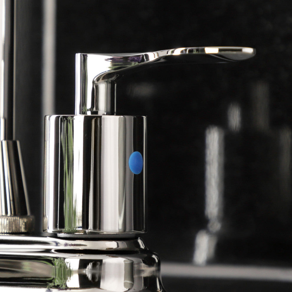 KB8496SVL Two-Handle 2-Hole Deck Mount Bar Faucet, Polished Nickel