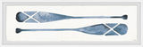 "Paddle Blues" Framed Painting Print, 45"x15"