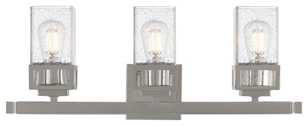 Livex Lighting Harding Polished Chrome Light Bath Vanity