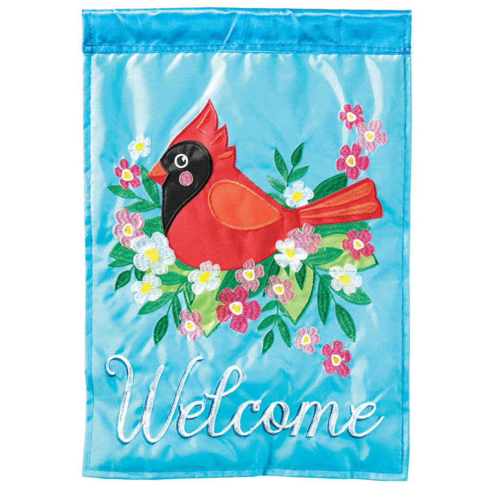 Welcome Cardinal Flage, Polyester, Large