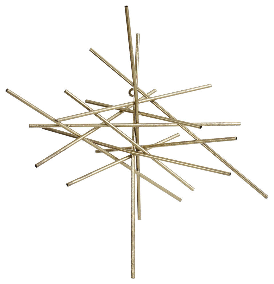 Triton Metal Art Gold Gold Finish On Metal Wall Sculpture