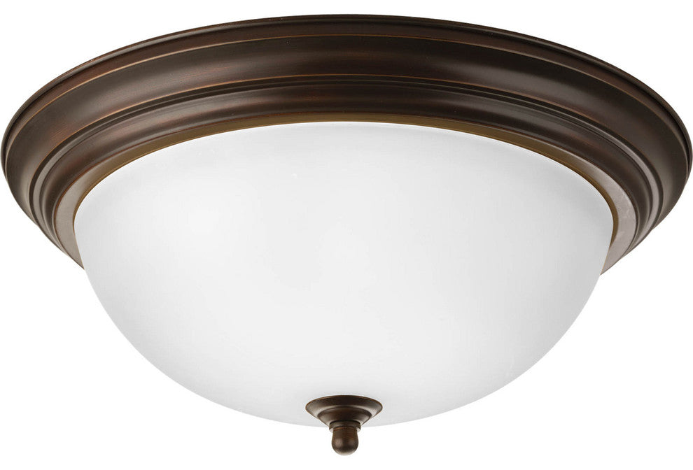 3-Light Close-To-Ceiling, Antique Bronze