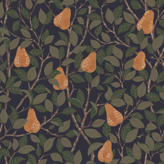 Pirum Navy Pear Wallpaper, Bolt