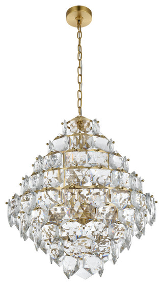 Home Living 24" Chandelier, Satin Gold