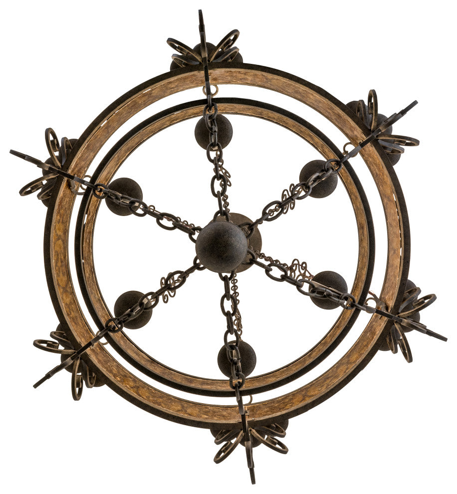 48W Isabo 24 LT Two Tier Chandelier