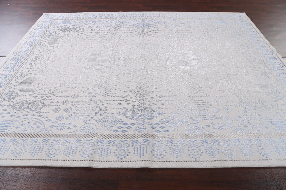 Geometric Damask Turkish Transitional Oriental Rug Home Decor Carpet 8x10
