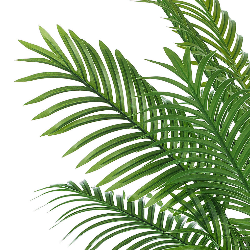 50.39" Artificial Palm Plant, Planter, Set of 2