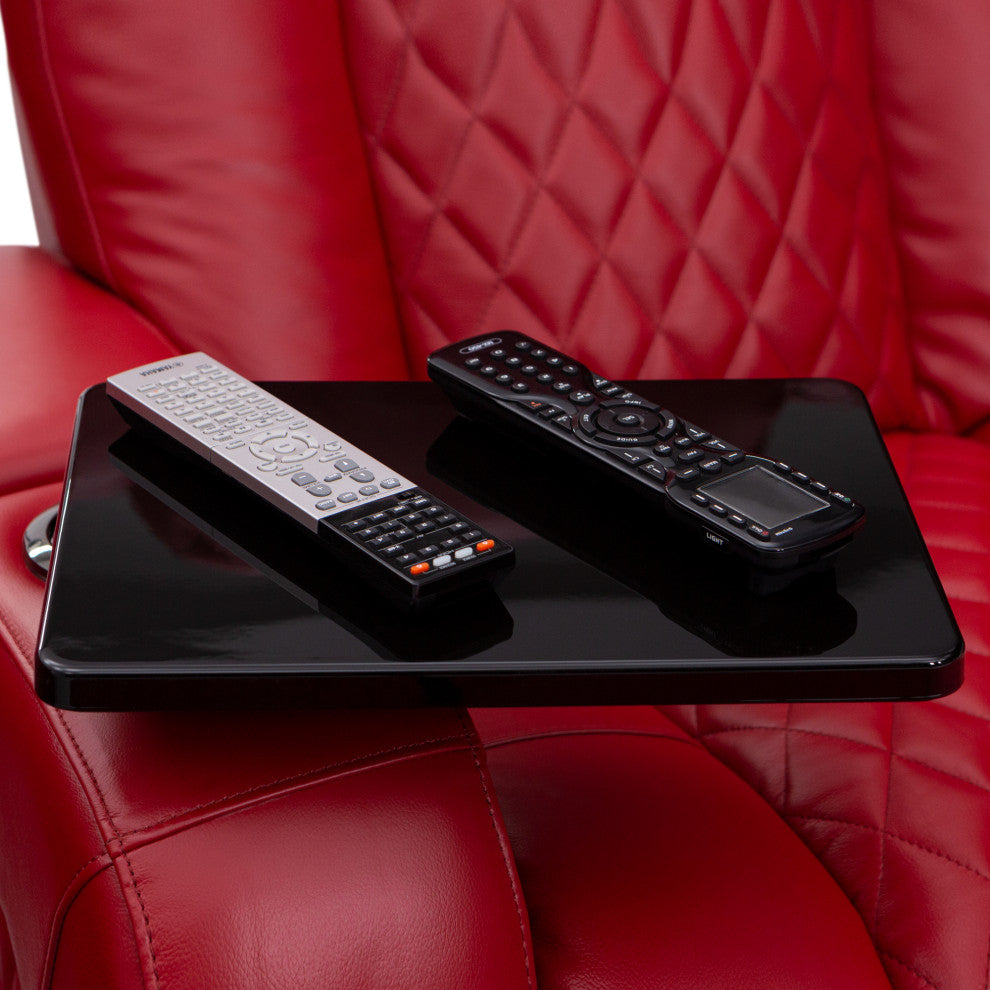 Seatcraft Capricorn Home Theater Seating, Red, Row of 4