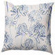 Blossom Bouquet Outdoor Pillow, Blue, 18"x18"