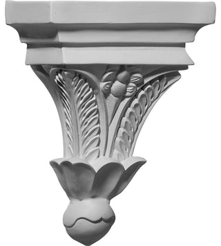 7"W x 3 1/2"D x 9"H Floral Corbel