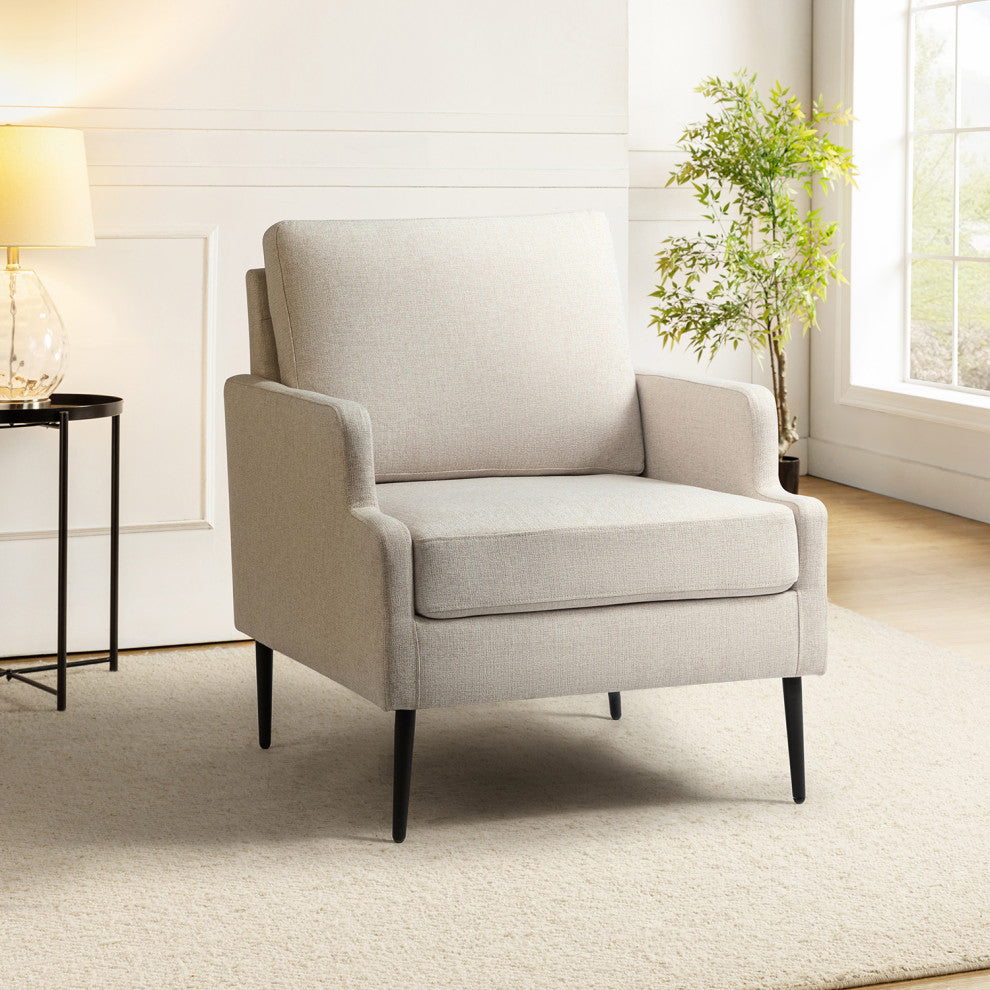 Leandes Armchair, Beige
