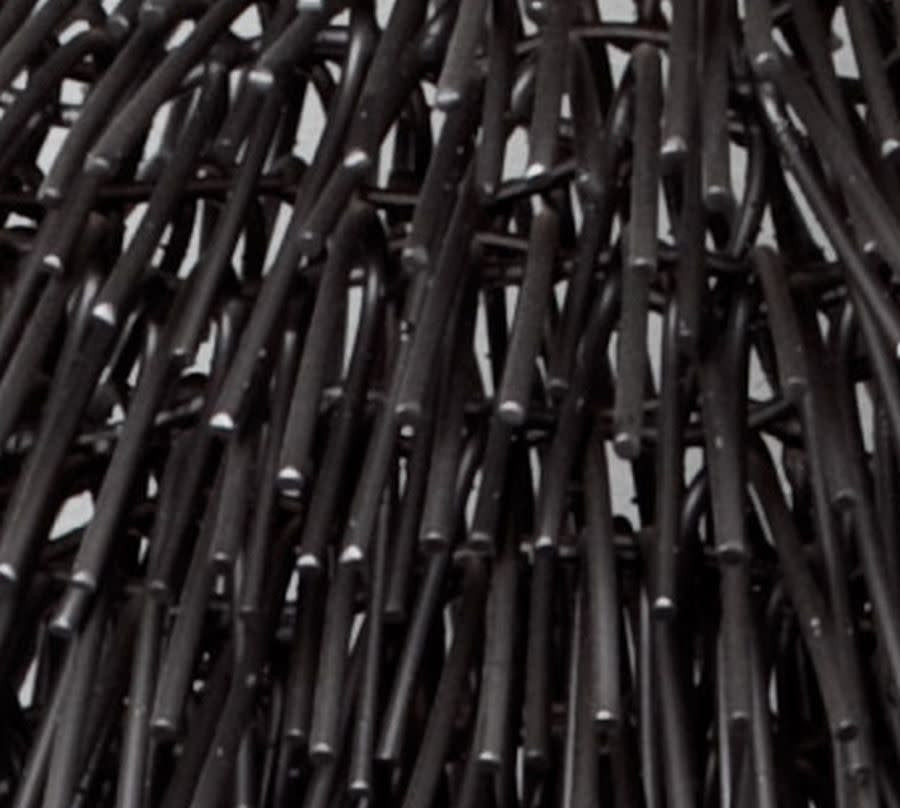 Varaluz 169M01 Urchin 1 Light 9"W Mini Pendant - Un-Mellow Yellow