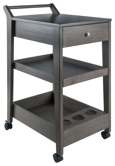 Jeston Entertainment Cart, Oyster Gray
