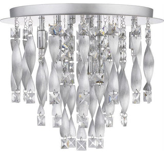 Quoizel PCTK1616C Six Light Flush Mount, Polished Chrome Finish