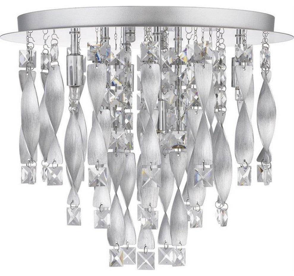 Quoizel PCTK1616C Six Light Flush Mount, Polished Chrome Finish