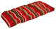 Monserrat Red Wicker Loveseat Cushion