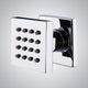 BathSelect Naples Chrome Finish Massage Shower Body Jets Spray