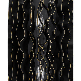 Estela 2-Lt Sconce - Matte Black/French Gold