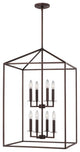 Sea Gull Perryton Large 8-Light Hall/Foyer Light Bronze