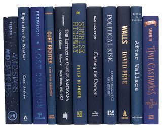 Decorative Books - Denim Book Bundle - 1 foot of Blue Books