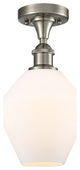 Innovations 516-1C-SN-G651-8-LED 1-Light Semi-Flush Mount, Brushed Satin Nickel