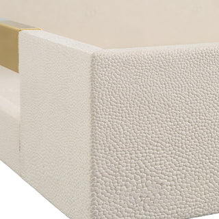 Uttermost 18060 Wessex White Shagreen Tray