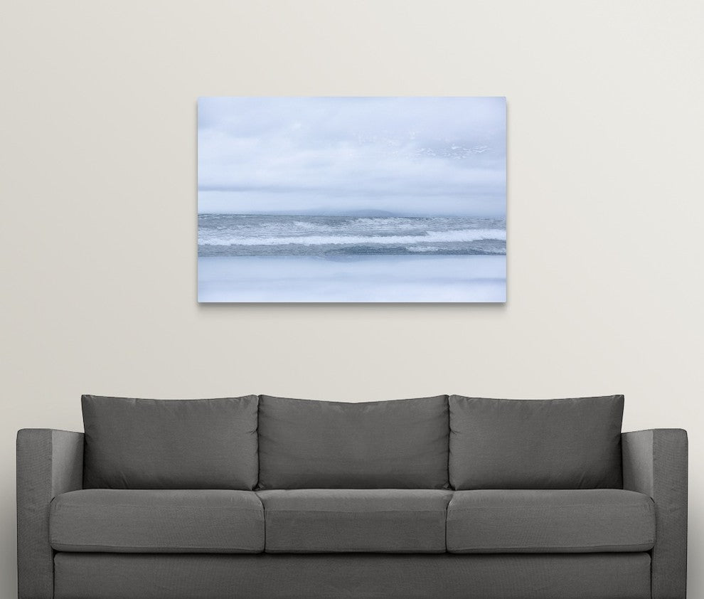 "Arctic Waves" Wrapped Canvas Art Print, 48"x32"x1.5"