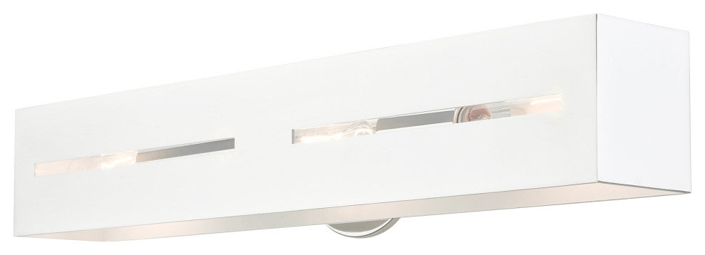Polished Chrome Urban, Industrial, Vanity Sconce