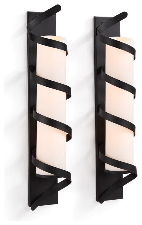 Danya B. Wrap Around Metal Candle Sconces, Set of 2