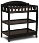 Black Infant Changing Table with Pad