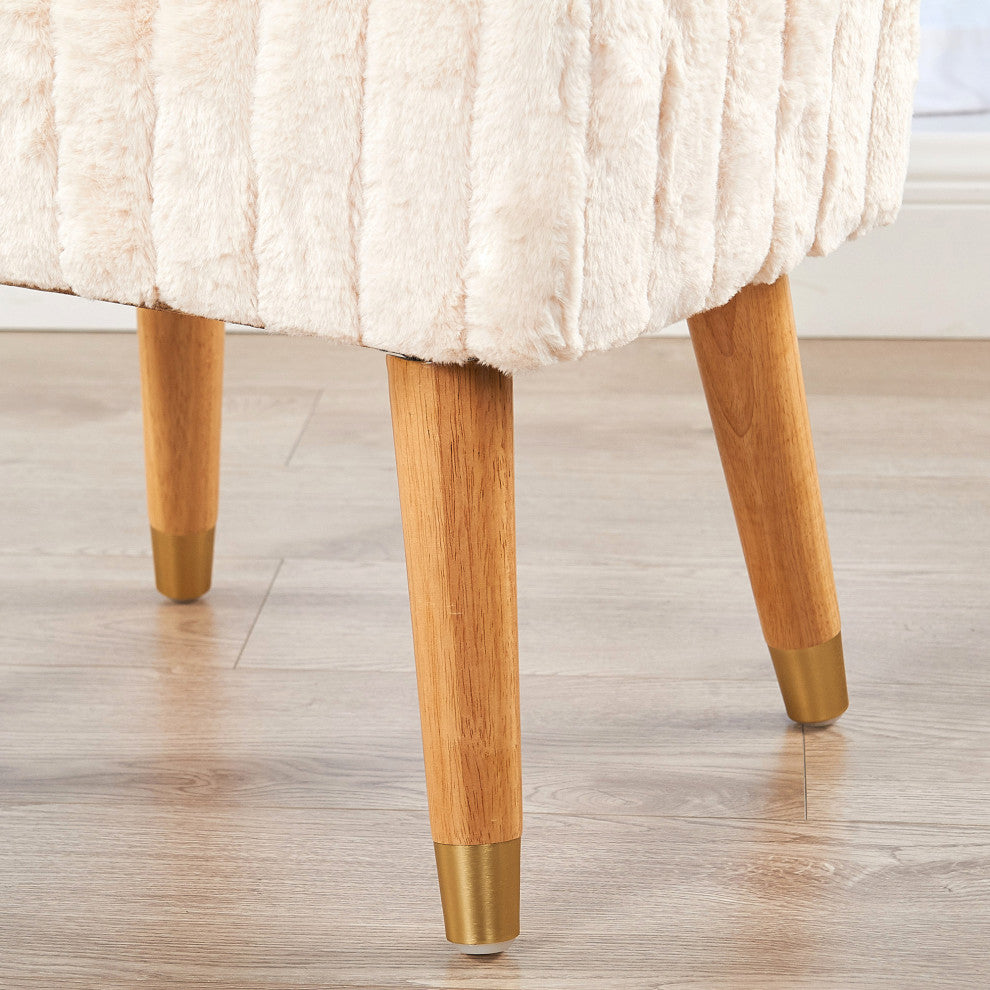 Wood Furniture Legs 4 Piece Set, Natural, 4 Piece, 10"