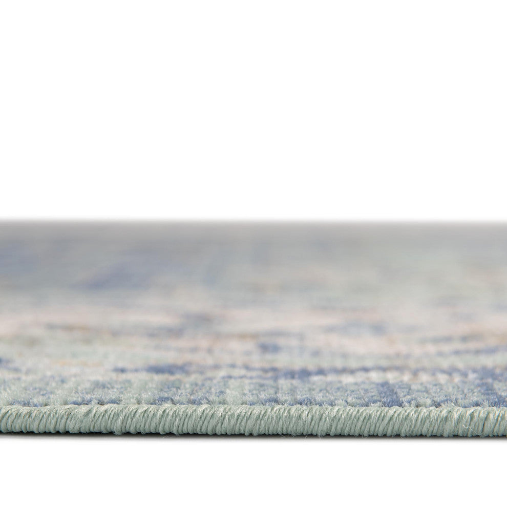 Rug Unique Loom Whitney French Blue Square 8' 0 x 8' 0