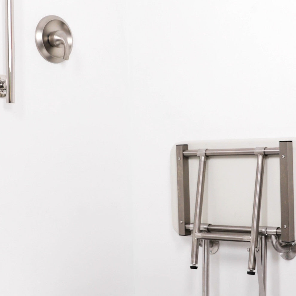 Signature Series Bench Style Shower Seat, 22 X 15