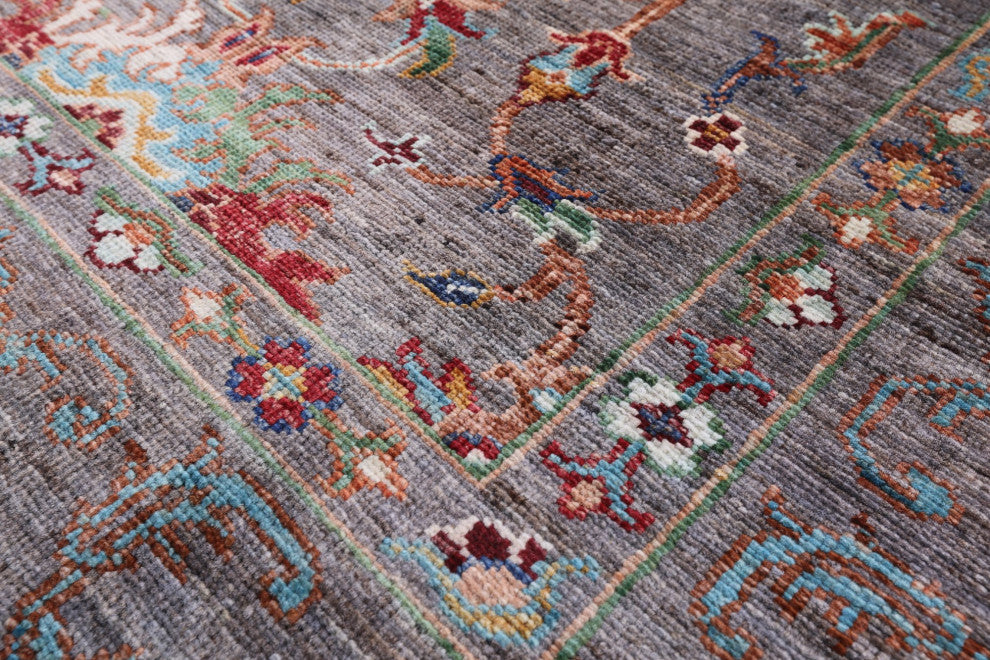Persian Tabriz Handmade Rug 5' 7" X 8' 0" - Q12155