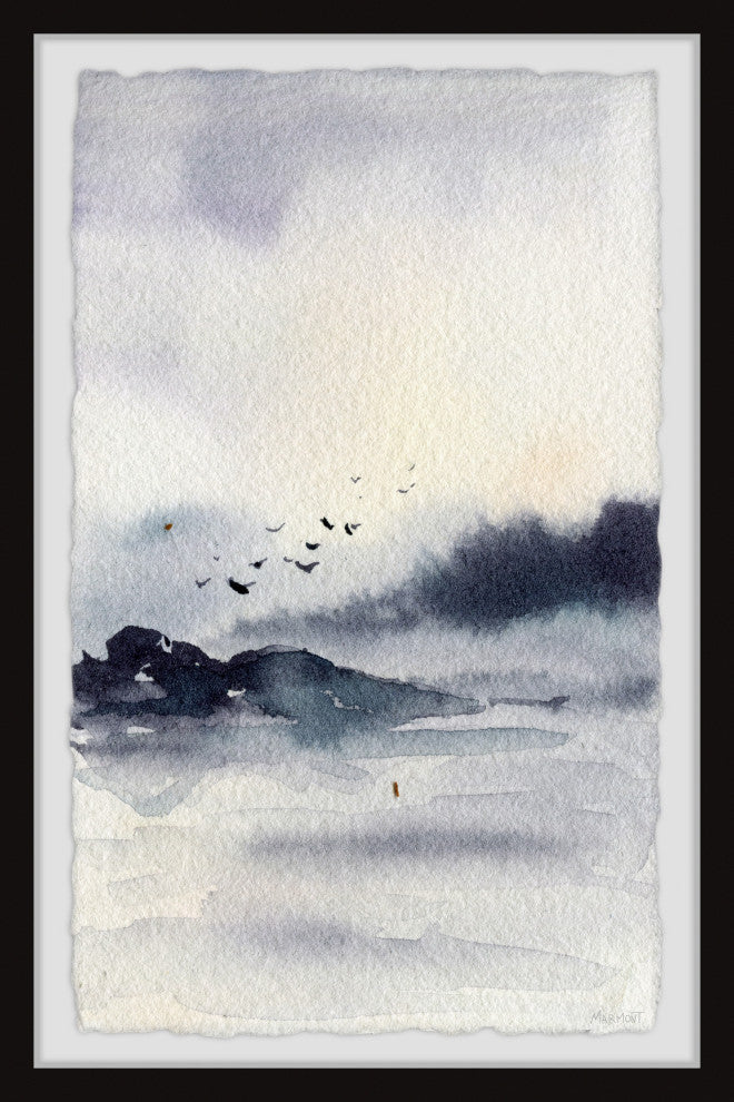 "Take Time to Reflect" Framed Painting Print, 8x12
