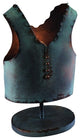Copper Iron Vest Table Lamp, Unique Metal Fashion Design
