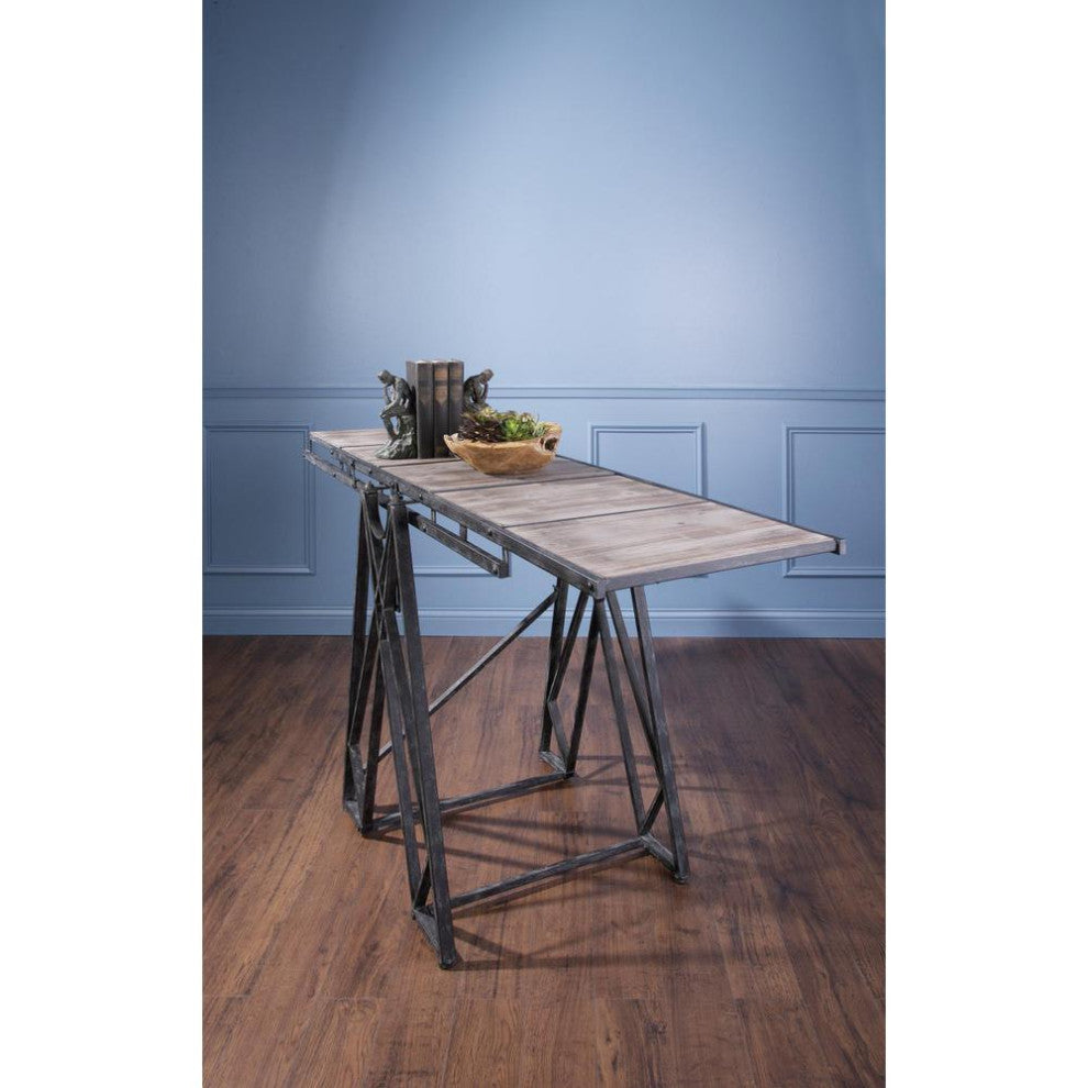 Shelly Contemporary 26" Counter HeightSwivel Barstool in Black Brush Wood Finish