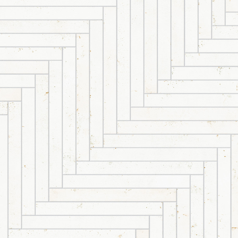 Phoenix Aquamarine Porcelain Floor and Wall Tile, White