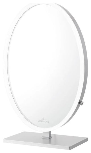 Heiress Plus Vanity Mirror, Silver, Led Strip Light