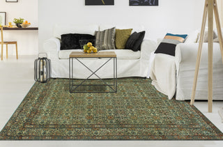 Semi Antique Beorht Beige/Red Rug, 6'5 x 9'7