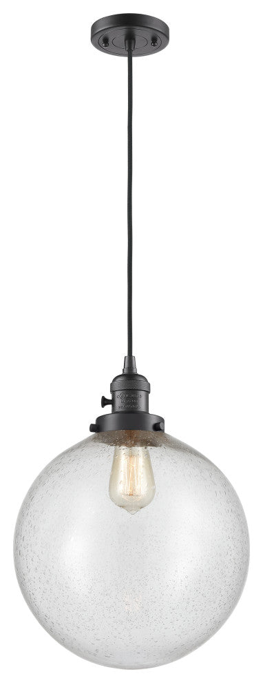 INNOVATIONS 201CSW-OB-G204-12 1-Light Mini Pendant Oil Rubbed Bronze