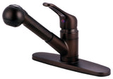 Kingston Brass Single-Handle Pull-Out Kitchen Faucet, Oil Rubbed Bronze