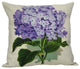 Purple Hydrangea Throw Pillow Case, Without Insert