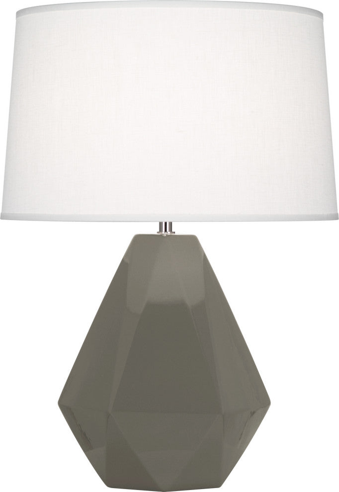 Robert Abbey RA-CR930 1-Light Table Lamp, Delta