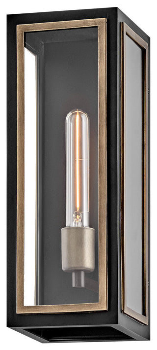 Hinkley Shaw Medium Wall Mount Lantern, Black