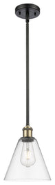 Innovations 516-1S-BAB-GBC-82 1-Light Mini Pendant, Black Antique Brass
