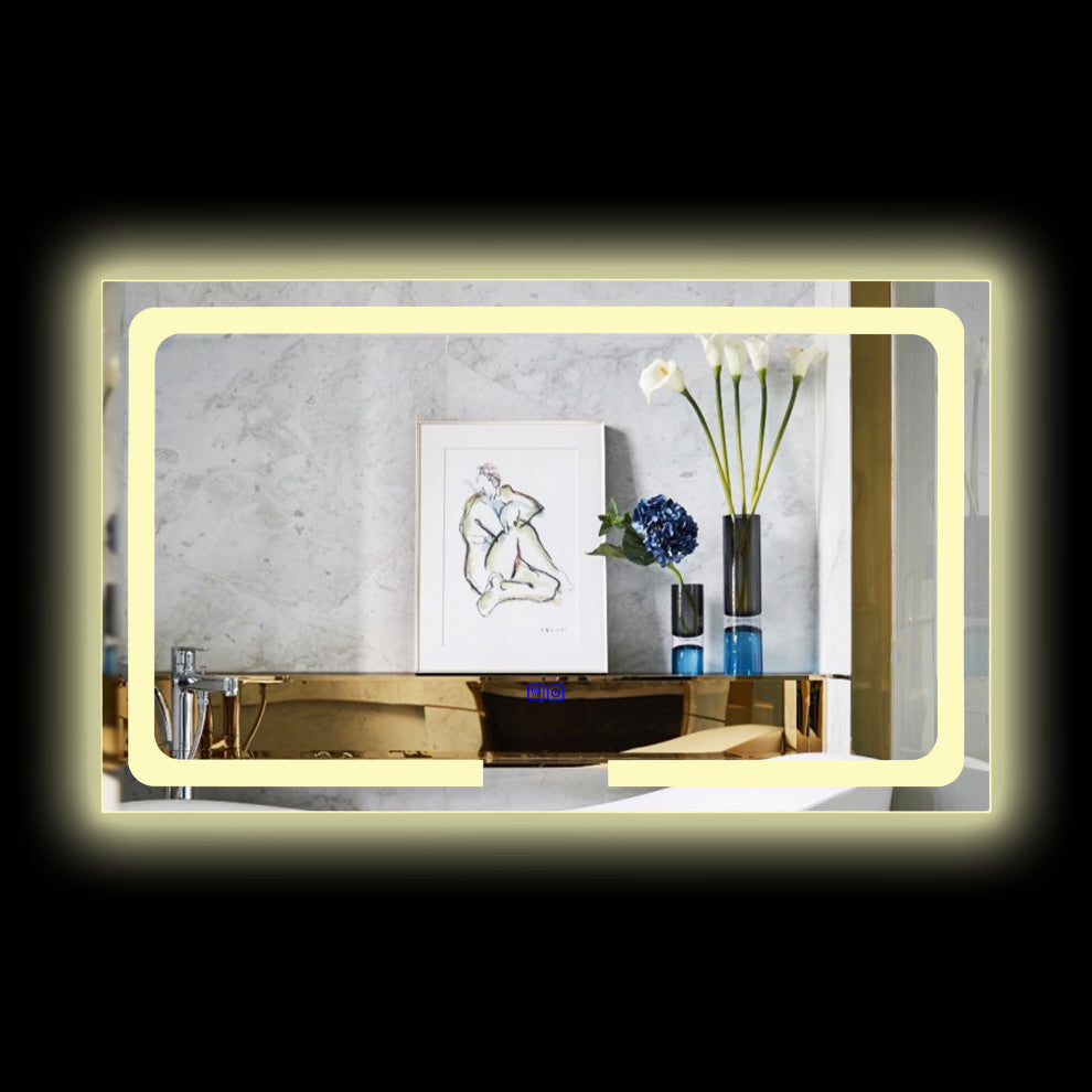 CHLOE Lighting LUMINOSITY Rectangular TouchScreen LED Mirror